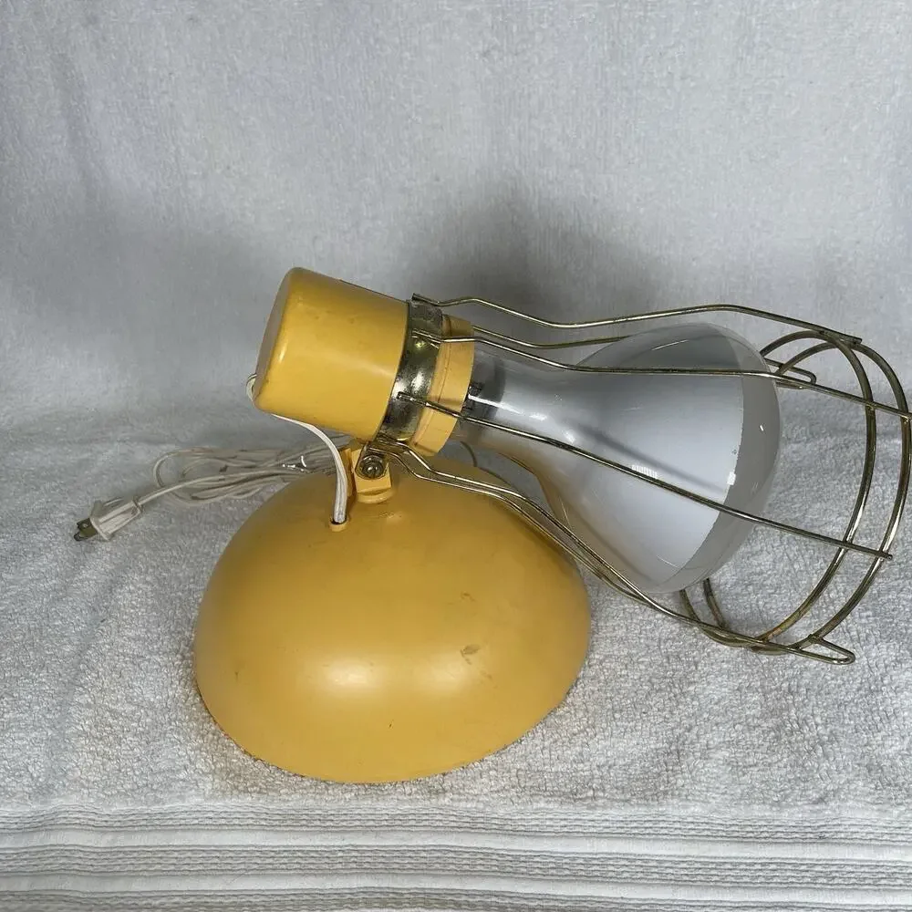 Vintage General Electric Deluxe Time A Tan Sun Lamp RSK6 1984 WORKS